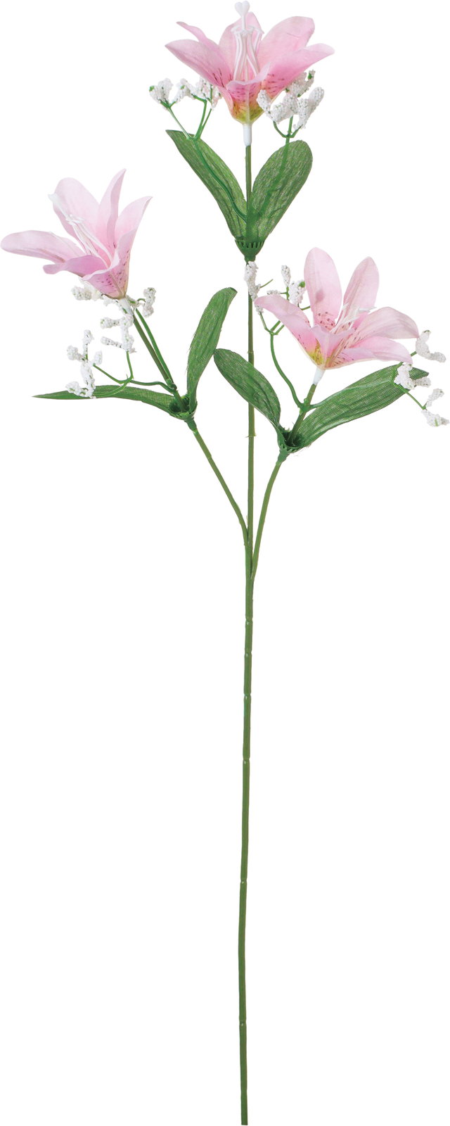 【造花】リリーカスミ付き×３　ピンク　ＦＦ－３０５２Ｐ