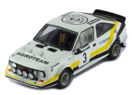 ixo/イクソ シュコダ MTX 160 RS 1984年Rally Valasska Zima #3 V.Blahna/P.Schovanek