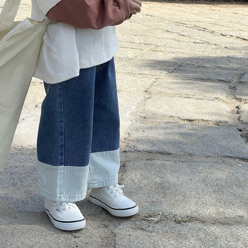 【2023春新作】韓国風子供服 ベビー服 キッズ 男女兼用 ロングパンツ デニムパンツ