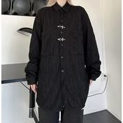 春秋 メンズ トップス ファッション 長袖 カジュアル シャツ