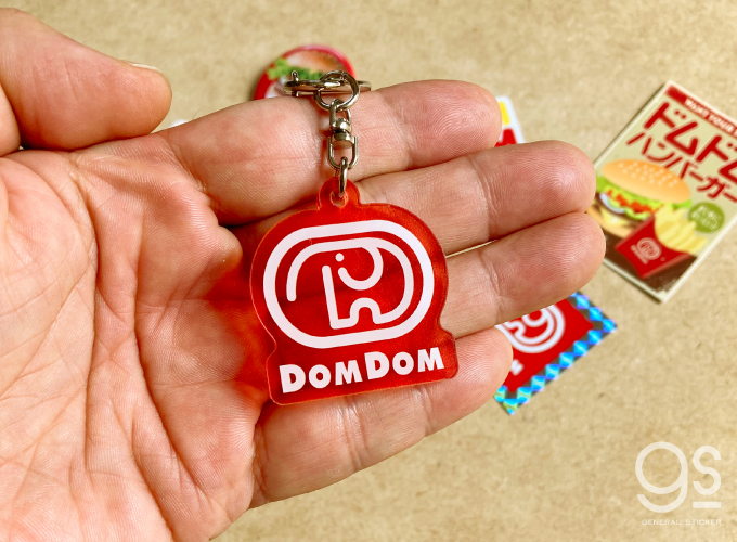 ドムドムハンバーガー 5cmアクキー 新ロゴ ハンバーガー ど