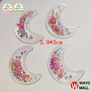 PVCデコパーツ DIY素材 アクセサリー 貼り付けパーツ 手芸材料 ヘアアクセサリーパーツ