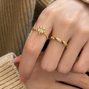 指輪　リング　アクセサリー　韓国ファッション　金属　デザイン　メタル　細い