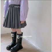 INS 春夏 韓国風子供服 かわいい ベビー服  女の子   プリーツスカート  キッズ  スカート  子供服2色