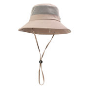 夏の男帽子アウトドア紫外線防止バケットハット日焼け止め通気性子登山帽子薄型折りたたみ可能