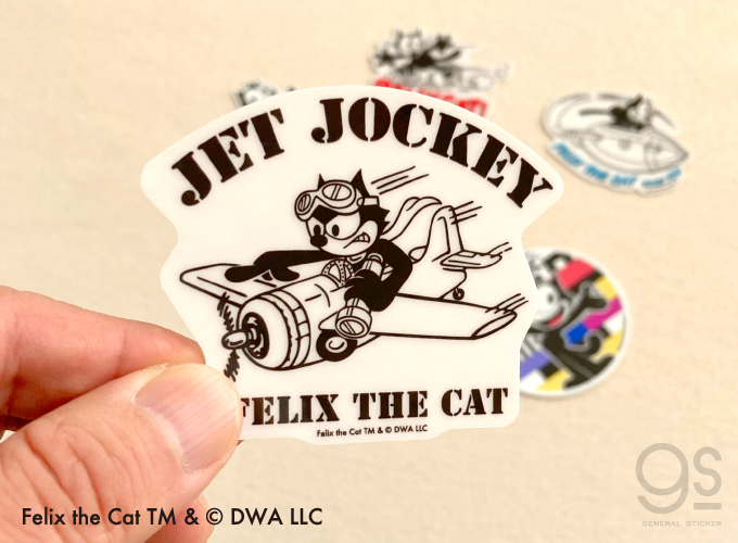 FELIX 透明ステッカー CRAFTY! クラシックイラスト ユニバーサル 黒猫 フィリックス・ザ・キャット FLX-022 株式会社  ゼネラルステッカー | 卸売・ 問屋・仕入れの専門サイト【NETSEA】