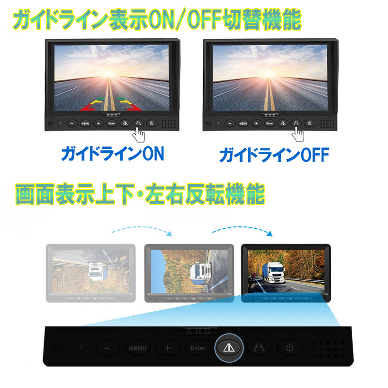 カー用品] 7インチモニターバックカメラワイヤレスセット | 卸売