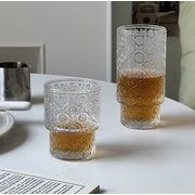 撮影道具   ins  ワイングラス   ミルクグラス   透明   レトロガラスカップ