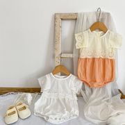 INS 2023夏　ベビーロンパース　女の子　子供服　赤ちゃん着可愛い　カバーオール　オールインワン　韓版
