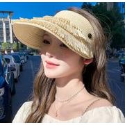 夏物 小顔効果  帽子 麦わら帽子 レディース   紫外線カット UVカット