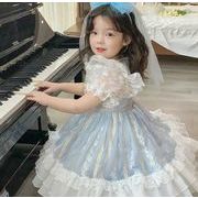キッズ  半袖 可愛い ファッション  韓国風子供服 2022新作  子供服 花柄 ワンピース 90cm-130cm