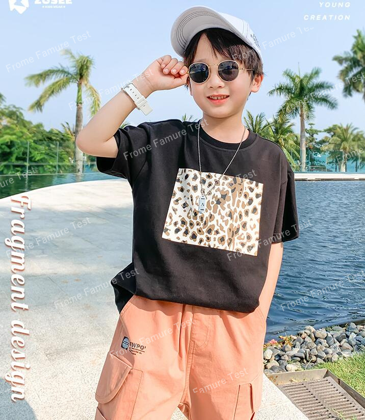 子供服夏服☆男の子半袖Tシャツ☆ファッションTシャツ子供服☆韓国風