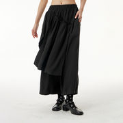 オーバーサイズの婦人服ズボン女性2023春の新作フリルワイドパンツゆったり着やせカジュアルパンツ818