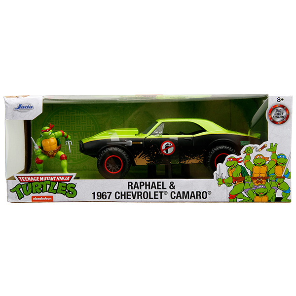 1:24 TURTLES 1967 CHEVY CAMARO w/ RAPHAEL 【タートルズ】ミニカー