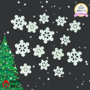夜光 クリスマス 雪の華 デコパーツ DIY素材 貼り付けパーツ デコ素材  手芸材料 店舗装飾品 小道具