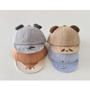 春秋新作 韓国風    子供用 子供帽 キャップ 棒球帽 ハット可愛い   男女兼用  帽子4色