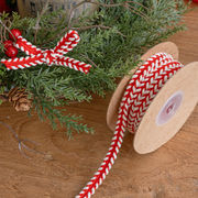 クリスマスリボン  diy 麻縄  ハンドメイド資材 デコレーション用  手作り DIY ギフト 包装
