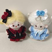 新作 ぬいぐるみ用服  ドール用 着せ替え服 人形doll ミニドール 10cm ぬい服  悪魔 ワンピース セット