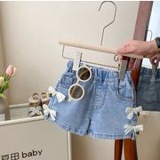 2023夏人気   韓国風子供服   キッズ  ベビー服  女の子 デニム   ズボン   ジーンズ  ショートパンツ