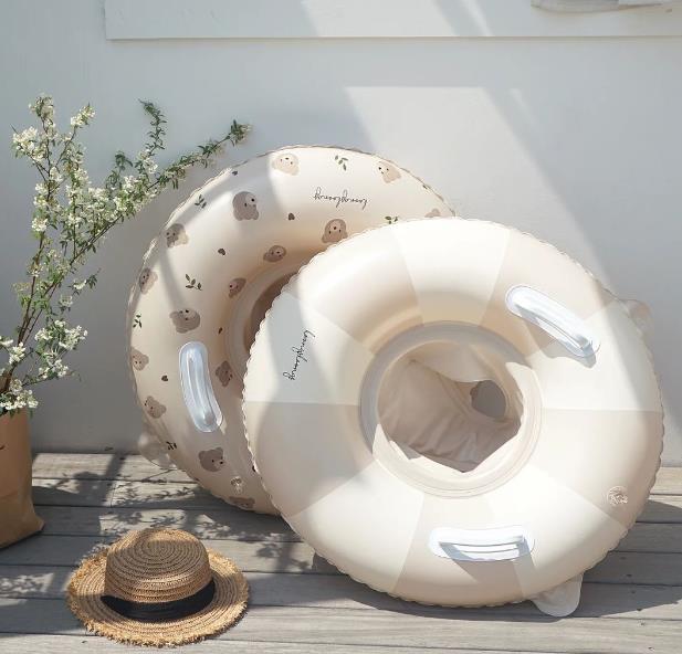 2023 ハワイ 夏人気 韓国風 浮き輪  子供用   水遊び  ベビー 砂浜 水泳 キッズ  プール用品2色
