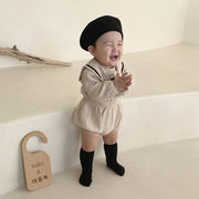 ins人気  韓国ファッション  ベビー服   赤ちゃん  長袖   ロンパース   つなぎ   男女兼用   2色