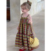 2025夏新作  韓国風子供服  キッズ服   可愛い    ワンピース