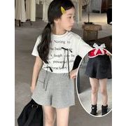 2024 夏 韓国風子供服  キッズ服   ボトムス  ショートパンツ  短ズボン   女の子  2色