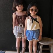 ins夏人気   韓国風子供服  子供ズボン  ベビー服    ショートパンツ    かわいい     2色