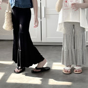 2024夏新作   韓国風子供服   キッズ服    子供ズボン   ロングパンツ    カジュアル  女の子  2色