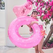 2024夏   ハワイ   子供浮き輪   ビーチ用   大人   水遊び用品   外遊び   水泳用品   海水浴      2色