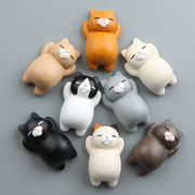 ins  人気  模型  ミニチュア   インテリア置物    モデル   素材  猫  ペット  冷蔵庫シール  磁石   8色