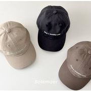 春秋新作 韓国風   ハット可愛い  子供用 子供帽  キャップ   野球帽   帽子3色