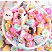 新作  DIYパーツ-デコパーツ  貼り付けパーツ DIY素材 ヘアアクセサリーパーツ