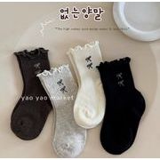 2025 人気新作    子供靴下  韓国風子供服 ベビー靴  ベビー用    ソックス    4足入り