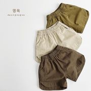 2023夏人気  韓国風子供服    キッズ   ベビー服    パンツ   ショートパンツ   男女兼用  可愛い   3色