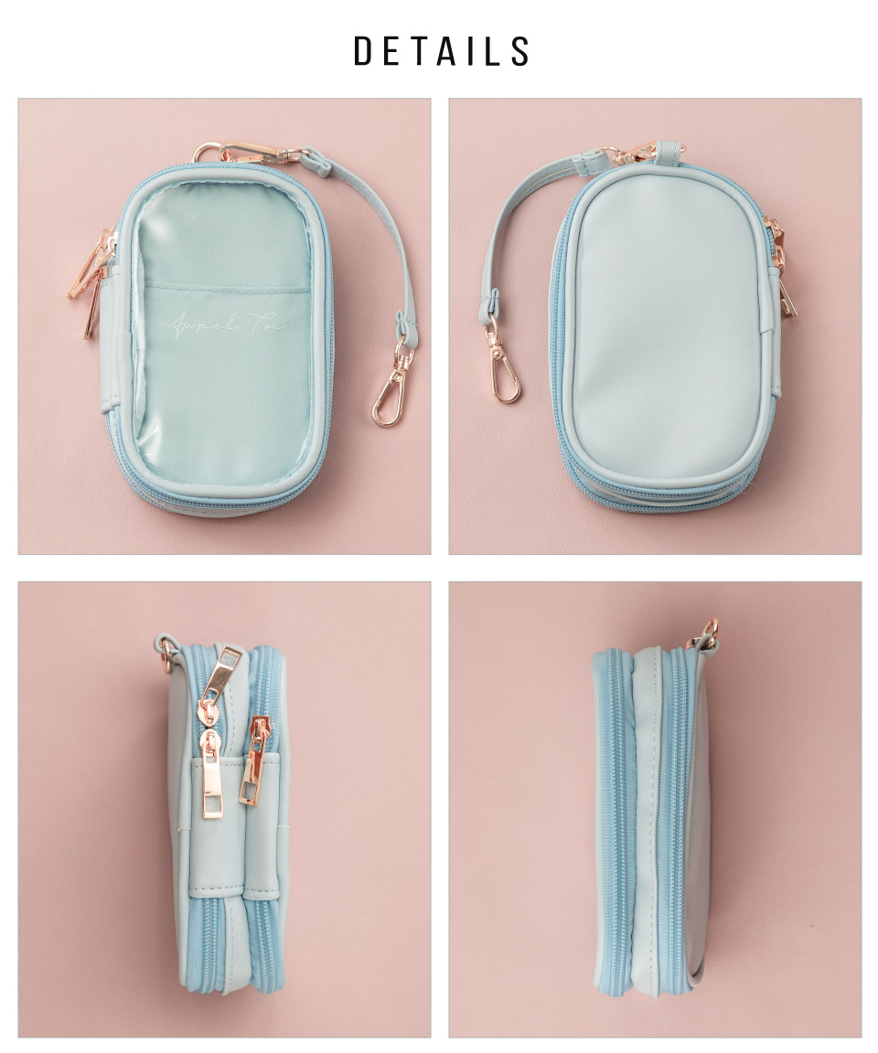 ヲタ活】レザー風アクリルスタンドポーチ /推し活 Appel Toi