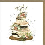 グリーティングカード 結婚祝い「イチジクのウェディングケーキ」 結婚式 結婚記念日 メッセージカード