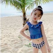 2023夏新品 韓国風子供服 キッズ 水着 女の子 ハーフパンツ 2点セット おしゃれ かわいい