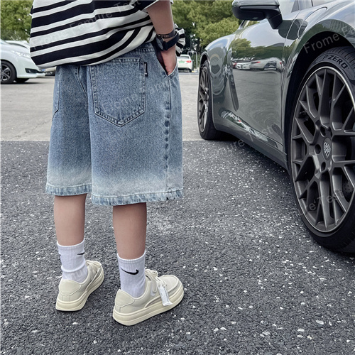 子供服　キッズ　女の子　男の子　パンツ　ハーフパンツ デニム　ボトムス　夏 おしゃれ　スポーツ