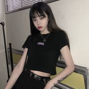 夏　トップス　Tシャツ　半袖　韓国ファッション　薄手　レディース