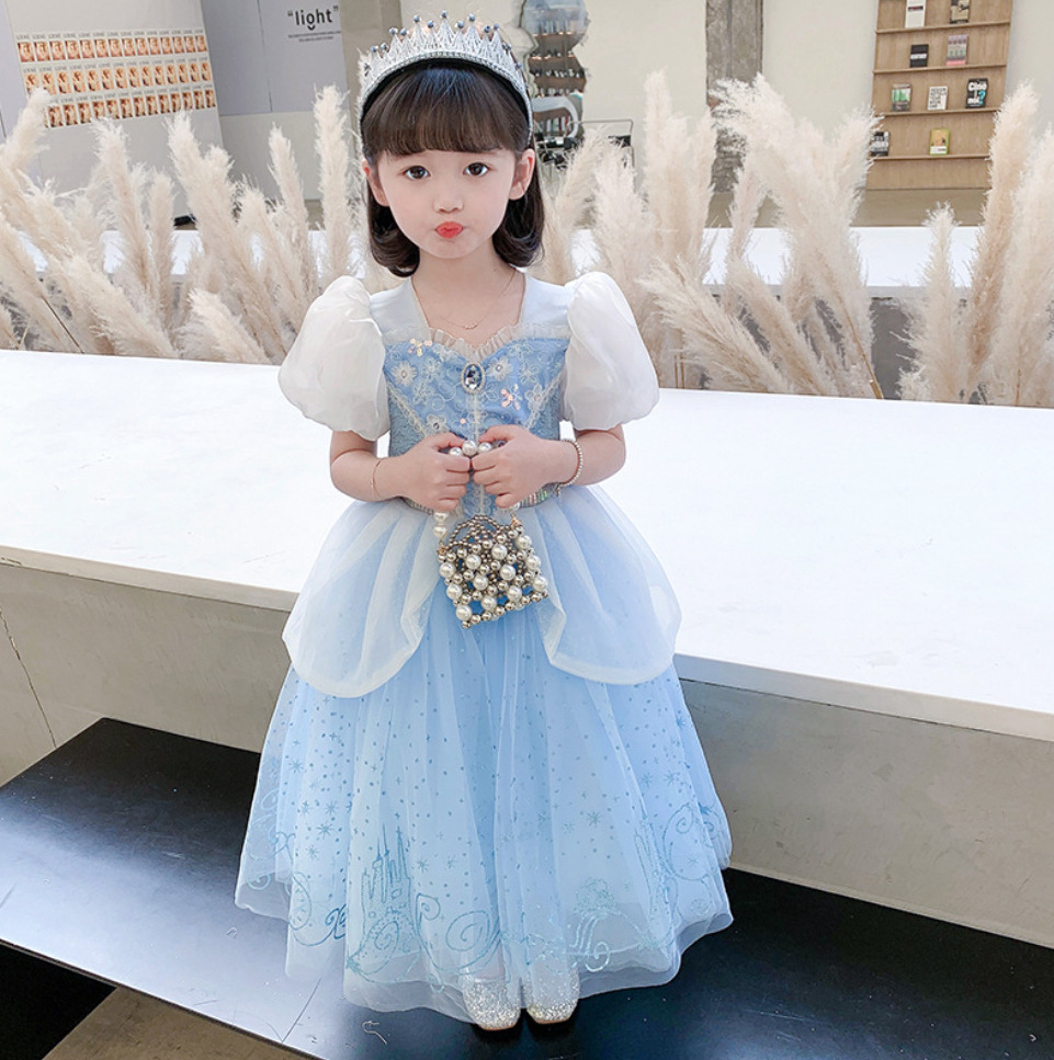 プリンセス ドレス 子供 キッズ ワンピース テーマパーク コスプレ 舞台 発表会 イベント パーティー