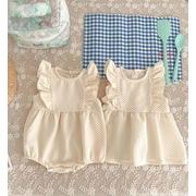 2023 夏新作 韓国版 赤ん坊 女の子 洋風 ワンピース  スカート  セット  連体服 子供服