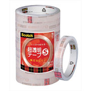 3M Scotch スコッチ 超透明テープS 工業用包装 10巻入 15mm 3M-BK-