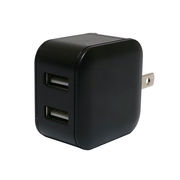 ミヨシ USB-ACアダプタ 2.4A 自動出力制御機能付 ブラック IPA-US03/B