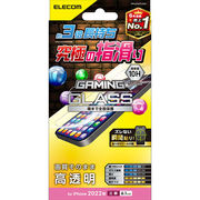 エレコム iPhone 14 Pro ガラスフィルム ゲーミング 高透明 PM-A22CF