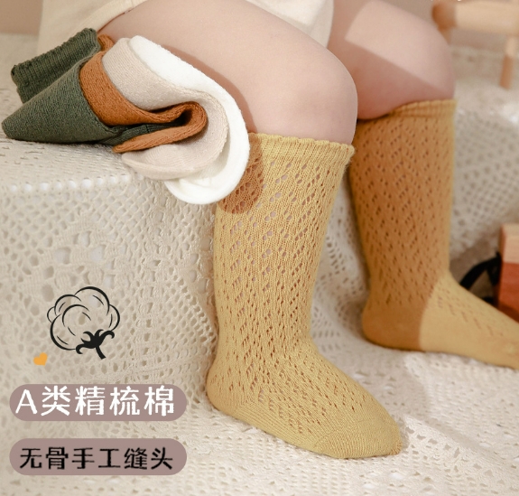 韓国風   子供服  赤ちゃん  子供用靴下　ベビー靴下   ソックス  靴下　ニーソックス   6色