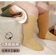 韓国風   子供服  赤ちゃん  子供用靴下　ベビー靴下   ソックス  靴下　ニーソックス   6色