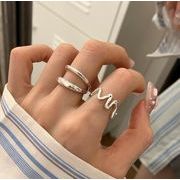 線   韓国風   アクセサリー  リング   指輪   雑貨    レディース  開口指輪   ファッション小物