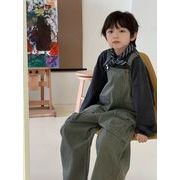 2024 秋新作 韓国風子供服  キッズ   ベビー服   ボトムス  デニム サロペット   オーバーオール