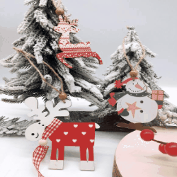 北欧 クリスマス 飾り   クリスマスツリー  インテリア 装飾   撮影道具 7色